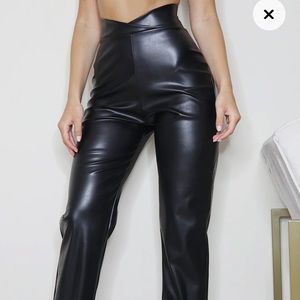 Black Leather Pants